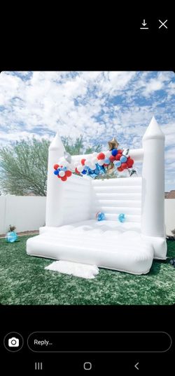 White Jumping Castle