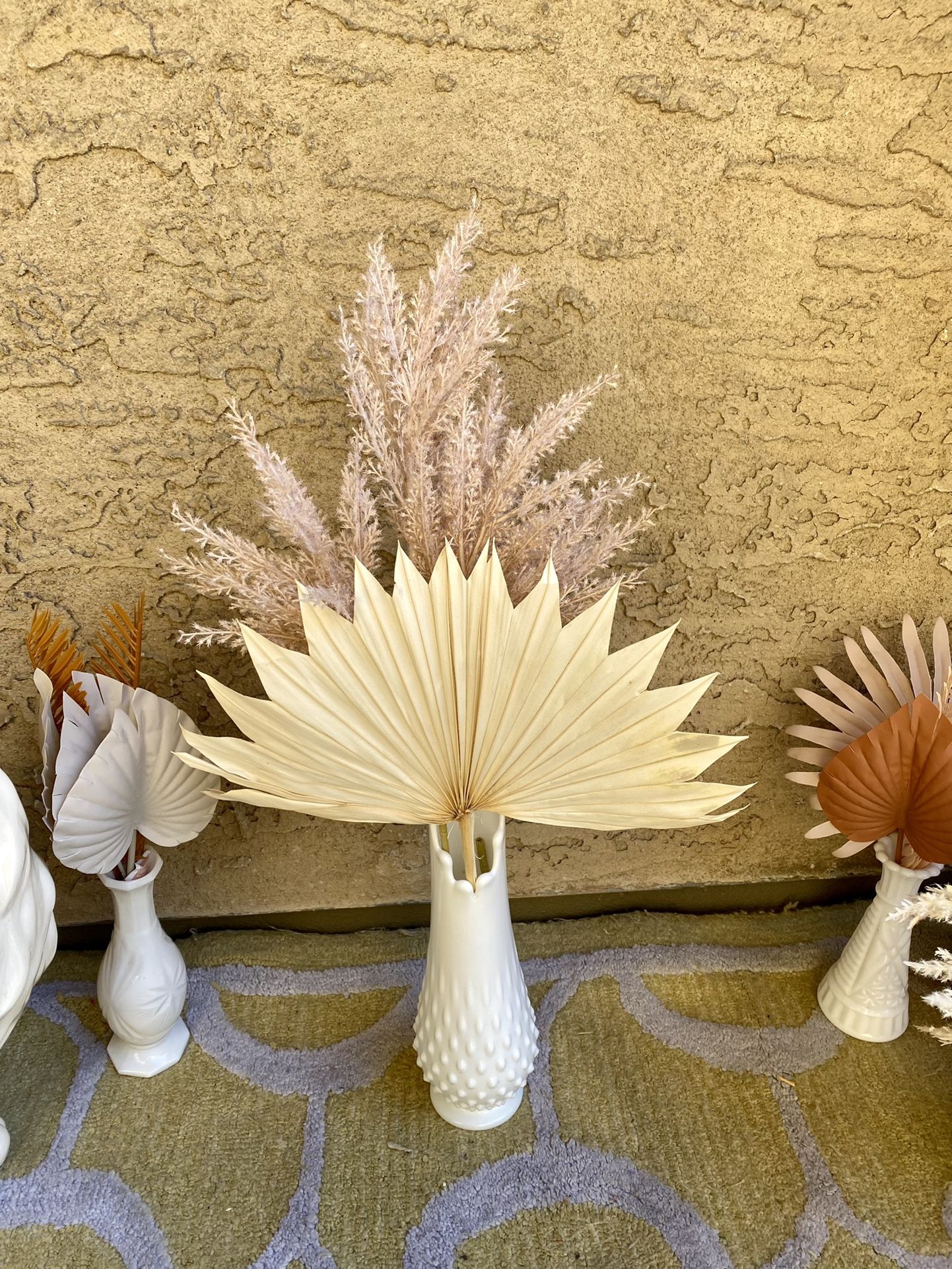 Vintage Milk Glass Vase