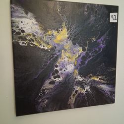 Abstract Art 14"x14"