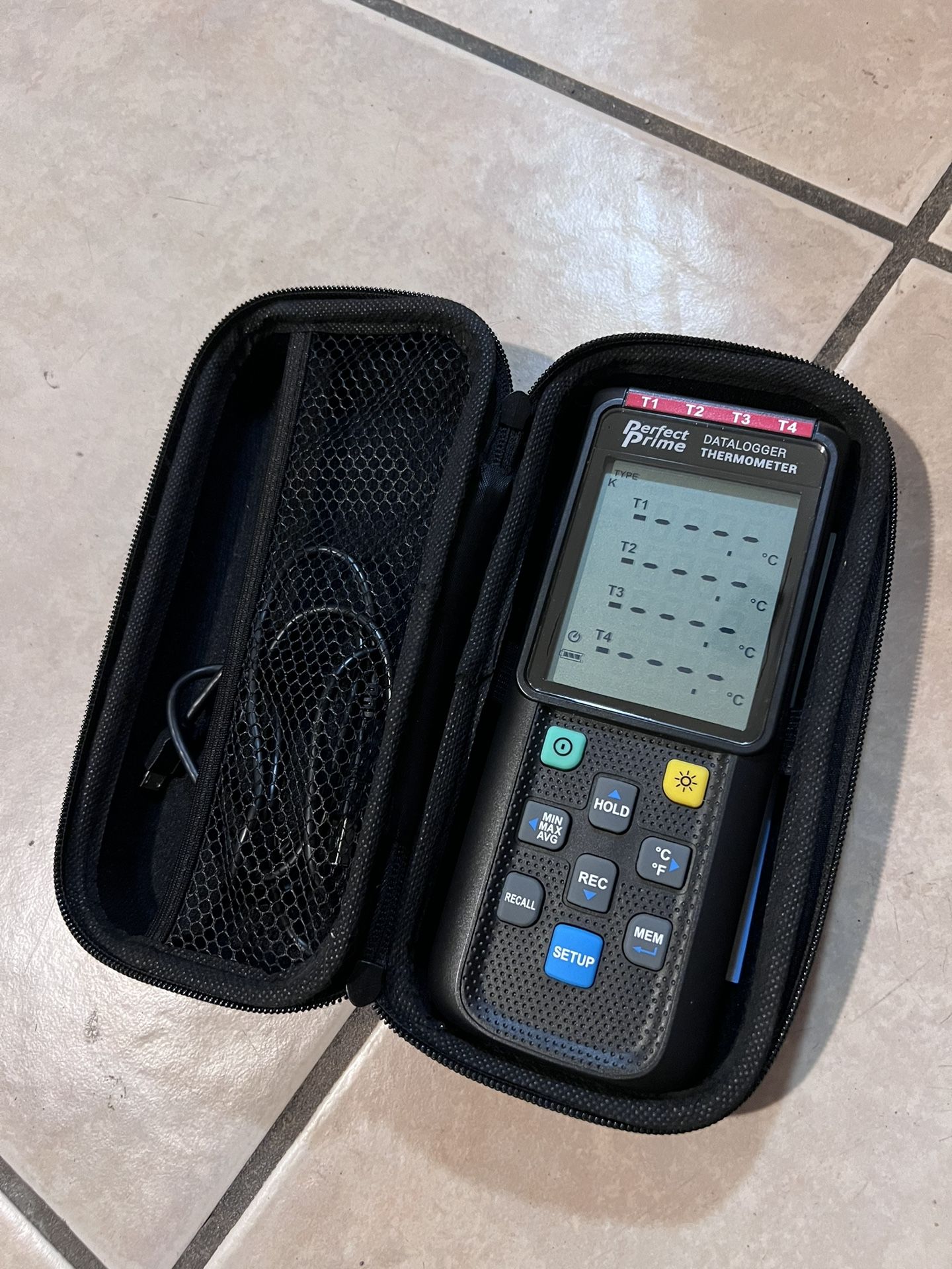 Perfect prime Datalogger Thermometer 
