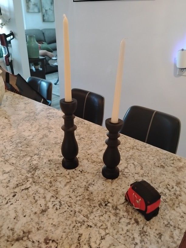 Two Candles Holder
