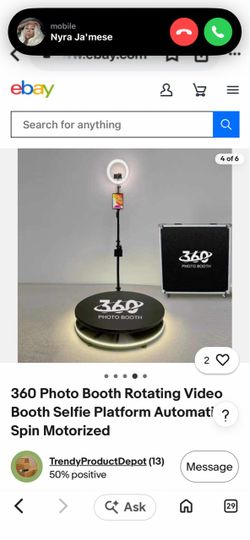 360 spinning Photo Booth