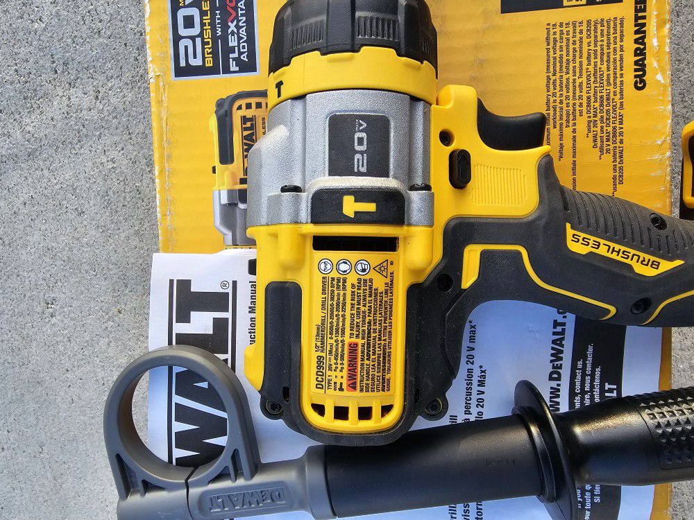 20V MAX* 1/2 in. Brushless Cordless Hammer Drill/Driver with FLEXVOLT ADVANTAGE™ (Tool Only)

