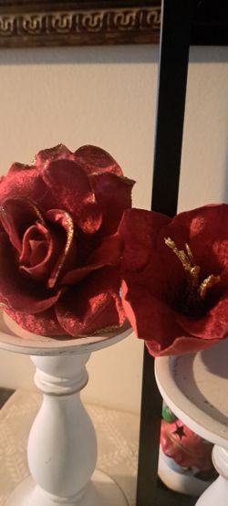 Home Interior. Rosas Nuevas Un Par. Tienen Clip 