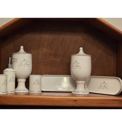 Kassatex Le Bain French Porcelain Bathroom Set