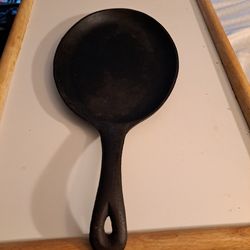 Cast iron pan a three