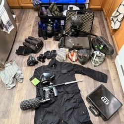 Complete Premium Paintball Setup - 2 Invert Mini Markers w/ Upgrades, Tanks, Gear & More! ($4k+ New)
