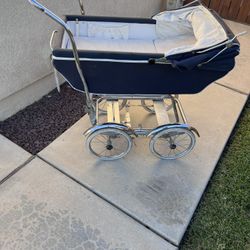 Vintage Baby Carriage Stroller Pram 