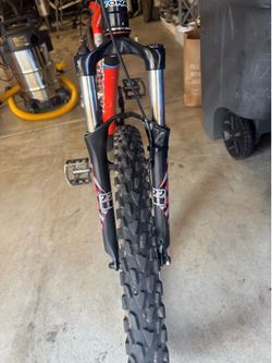 Circa 1999 Kona Stinky full suspension mountain bike