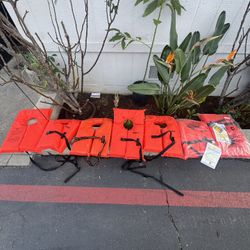 Life Jackets! Look At Description!