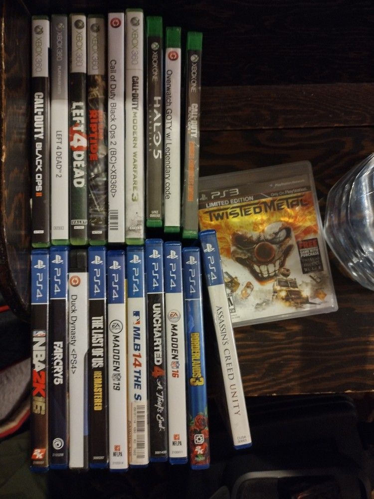 Video Games - PS4, Xbox One, Ps3