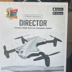 Protocol Director Foldable Drone With Live Stream Camera