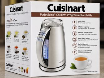 Cuisinart PerfecTemp Cordless Programmable Kettle – Brand New