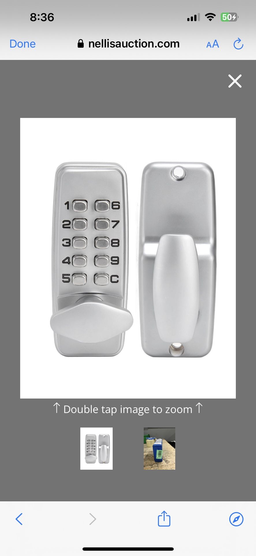 Keyless Mechanical Door Lock,2-8 Digit Combination Code Entry Lock For Outdoor Fencing, Gates, Offices & Residential Security (Weatherproof Design