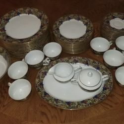Muirfield 9217 Florence 12 Person China Set 50 PC Missing 2 Teacups