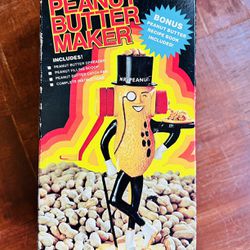 Vintage Original Mr. Peanut Peanut Butter Maker Complete with Box