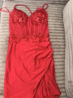 Red dress