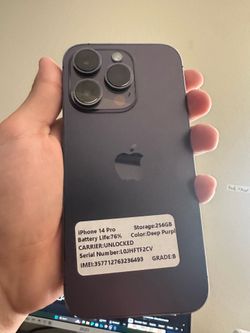 iPhone 14 Pro 256Gb Unlocked