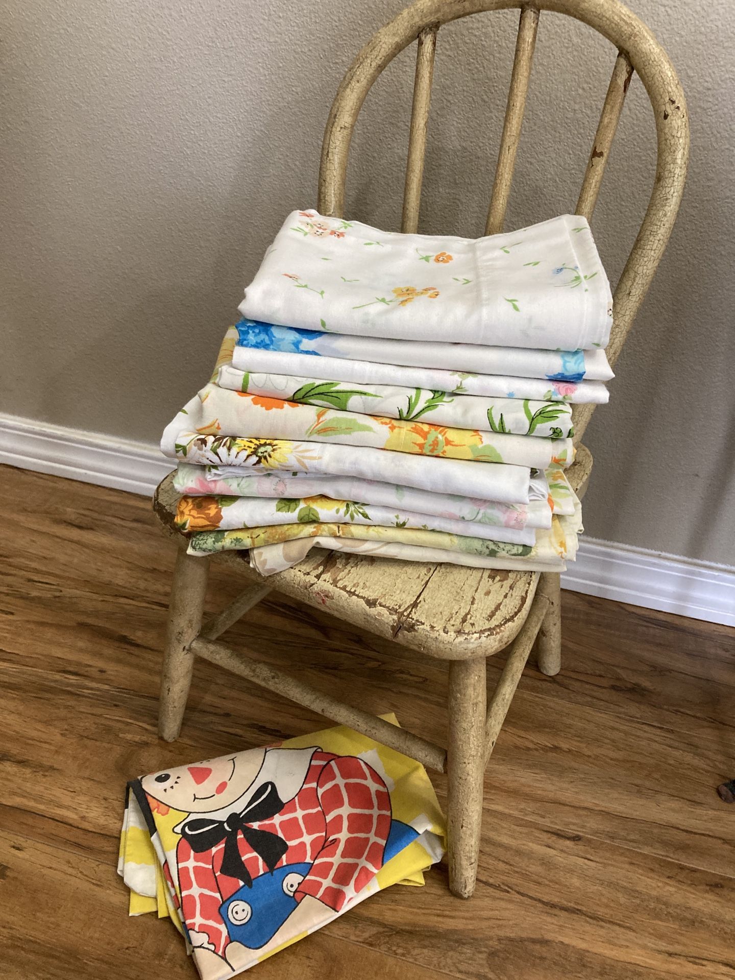 Vintage pillow cases