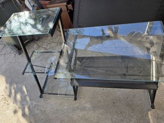 Glass Desk