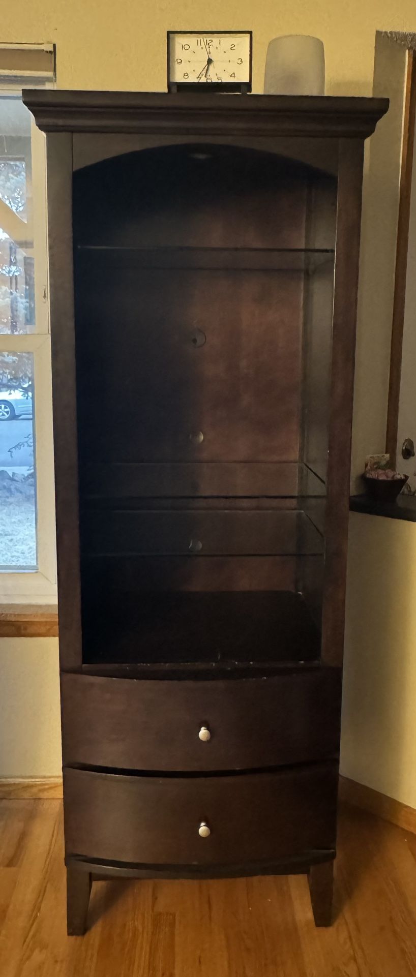 Espresso Display Cabinet