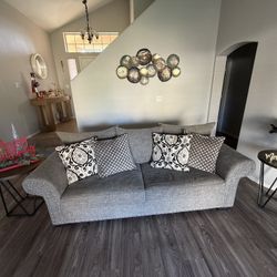 Ashley Furniture Couch & Side Tables 