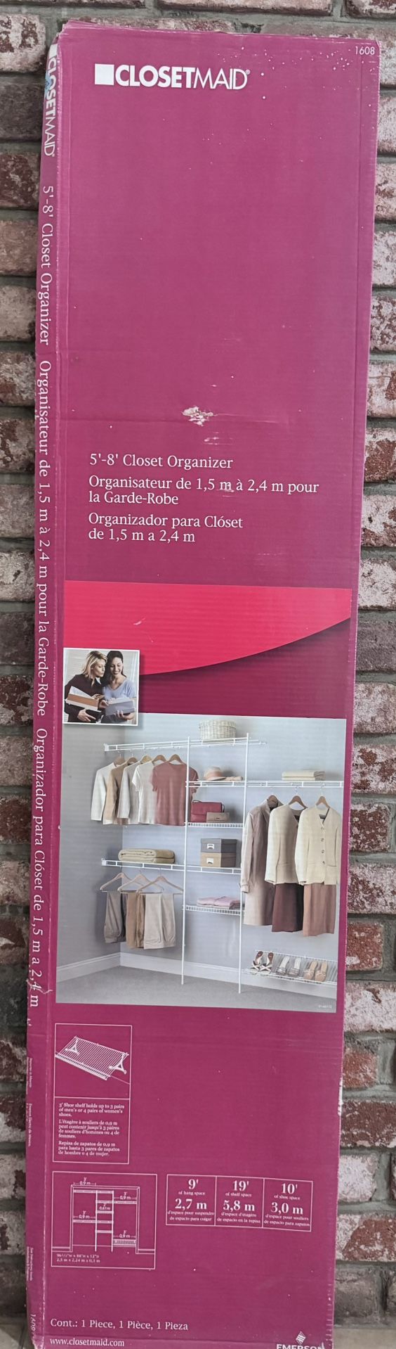 Closet Shelf Organizer New