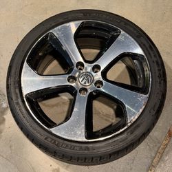 2015-2021 VW Golf GTI OEM Austin 18” Wheel Rim + Michelin 225/40R18 Tire