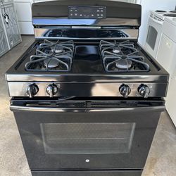 GE gas stove 30” (1 month warranty )