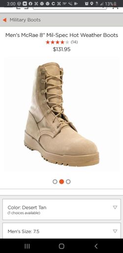 Mens McRae size 8 hot weather boots. Have few pairs. Make offer