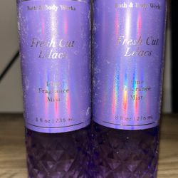 Bath And Body Works Fresh Cut Lilacs Body Spray 