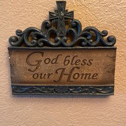 God Bless This Home Sign