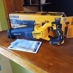 DeWalt. 20 V 60 V. Flex Sawzall.  W/ Blade