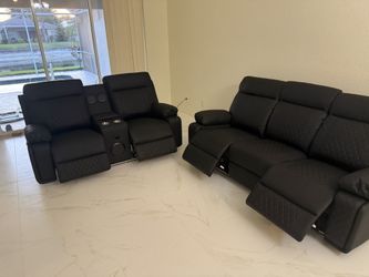 Brand New Power Reclining Sofa and Loveseat / Sofa y Loveseat Reclinables Nuevos a Estrenar … Fast Delivery 🚚 