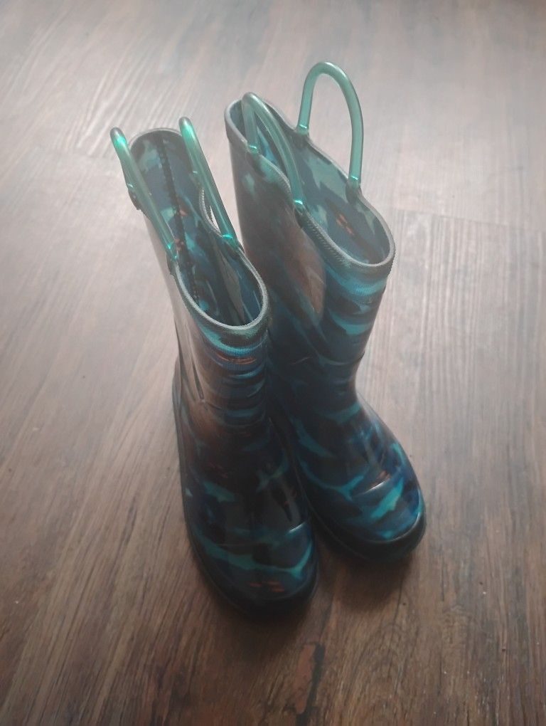 Kids Light Up Rain Boots Size 11