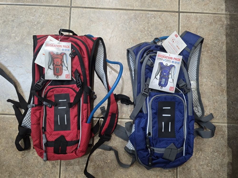 FUL Hydration Backpacks (New) $29 Each Or Both For $50