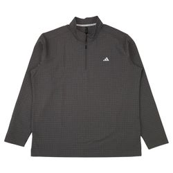 Adidas DWR 1/4 Zip Golf Pullover Mens XL Gray Textured Sweatshirt Crewneck NWOT!