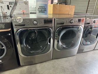 Lg washer and gas dryer 29 inches wide