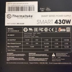 Thermaltake Desktop PC - Power Supply