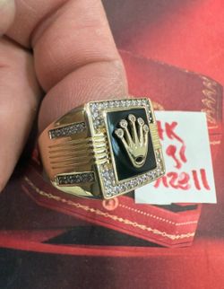 14K Solid Gold Ring For Wedding 12Gr Size 11