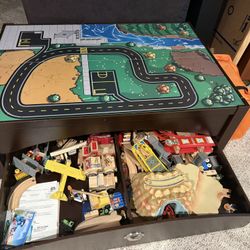 KidKraft Metropolis Train Set & Table