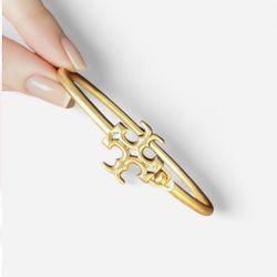 New Tory Burch Gold Charm Bracelet