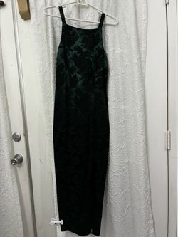 Vintage emerald green dress