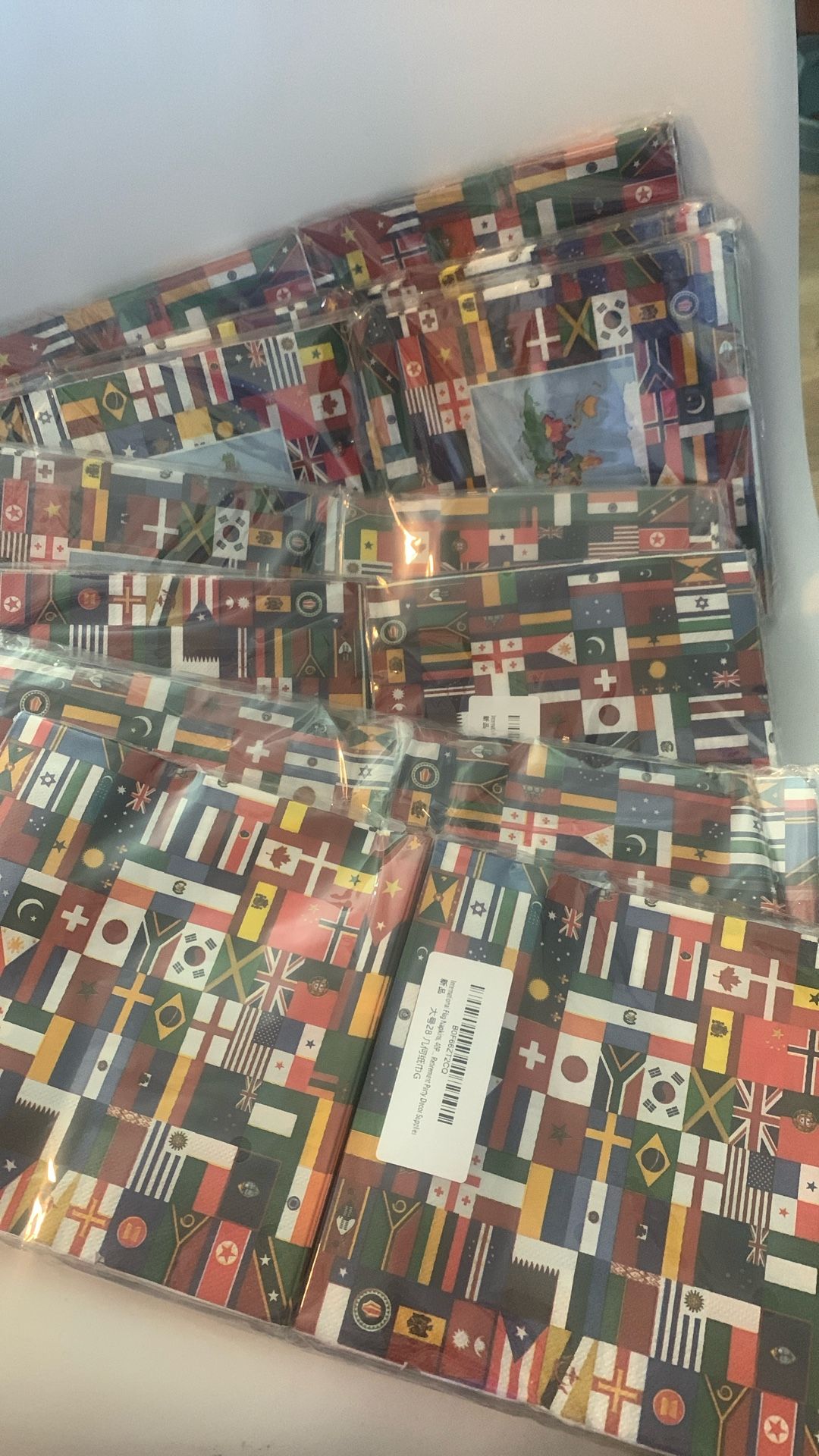 International Flag Napkins