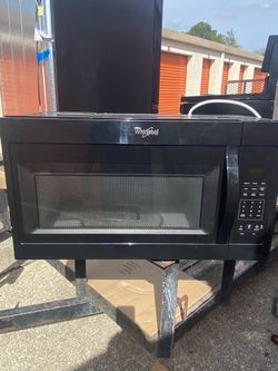 Whirlpool Black Microwave 