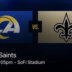 Rams Vs Saints