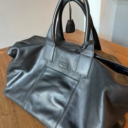 Kenneth Cole Leather Duffle Bag