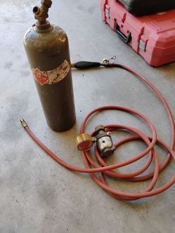 Acetylene soldering tank