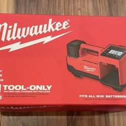 Milwaukee M18 Inflator.  Brand NEW.  Tool Only.  NUEVO.