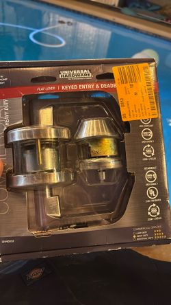 Heavy Duty, Key Entry And Deadbolt